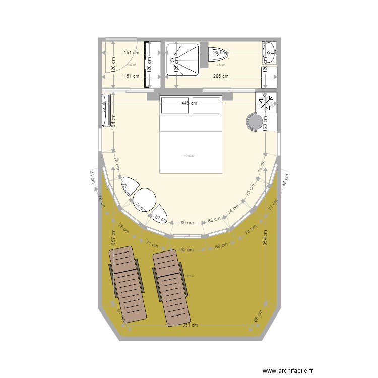 Tani House rond. Plan de 0 pièce et 0 m2