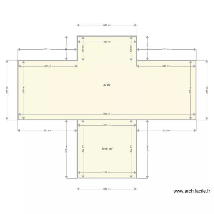 Cabadrale surface intérieur. Plan de Cabadrale surface intérieur. Plan de
