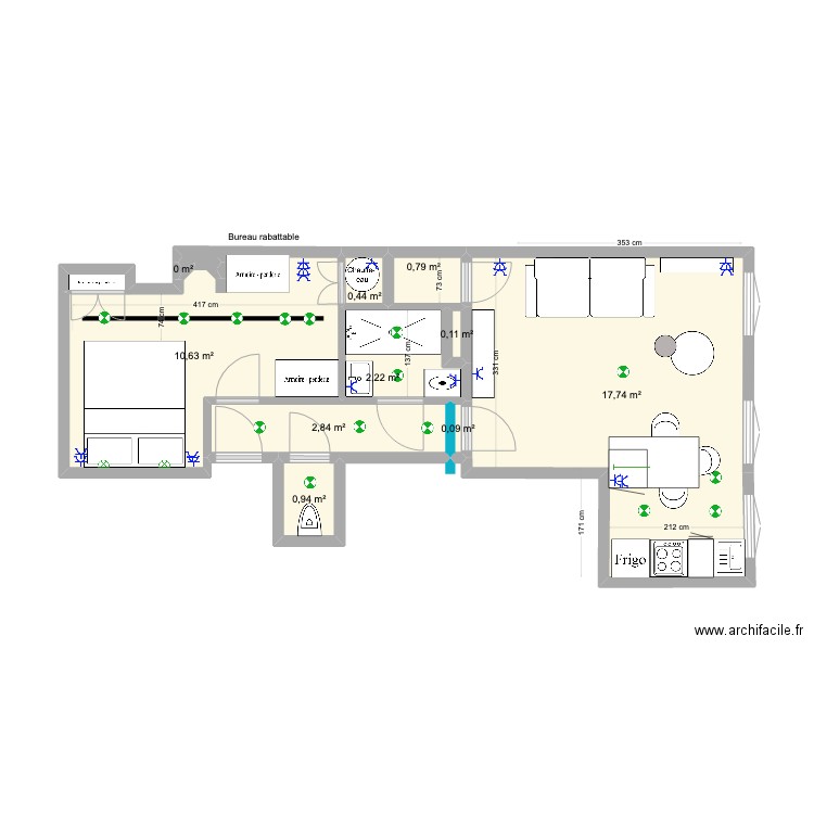 Voltaire 8. Plan de 0 pièce et 0 m2