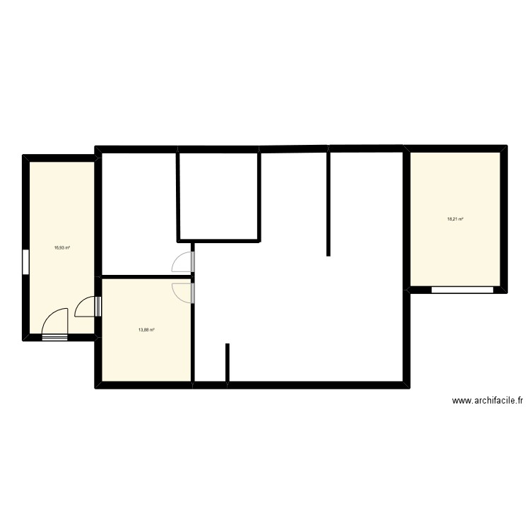maison-09. Plan de 3 pièces et 49 m2