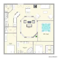 Maison avec patio central 2