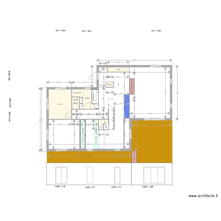 plandemiSS05. Plan de 6 pièces et 21 m2