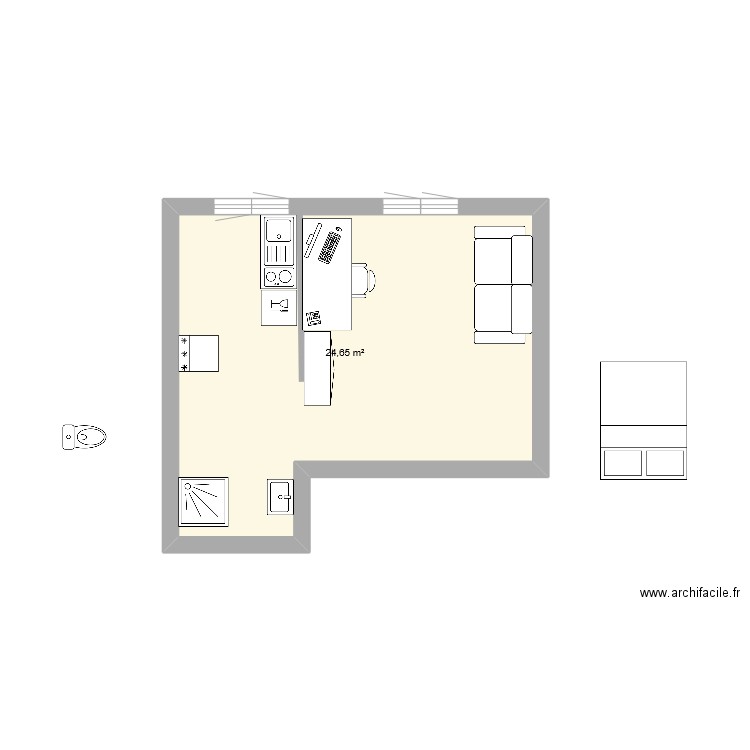 apart. Plan de 0 pièce et 0 m2