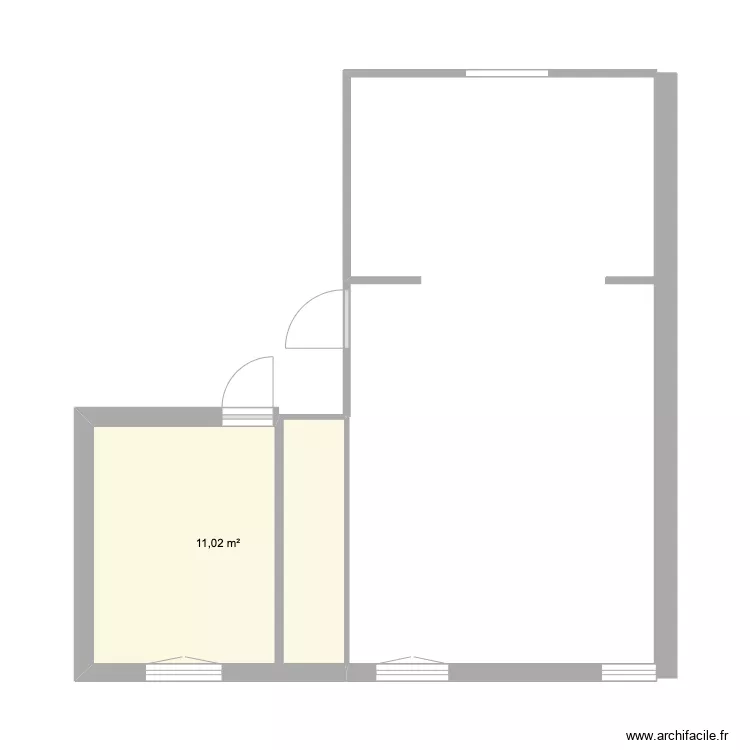 SDB 2eme etage. Plan de 
