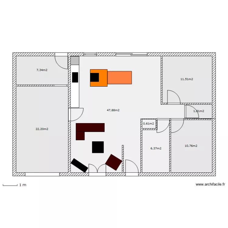 maison. Plan de maison. Plan de