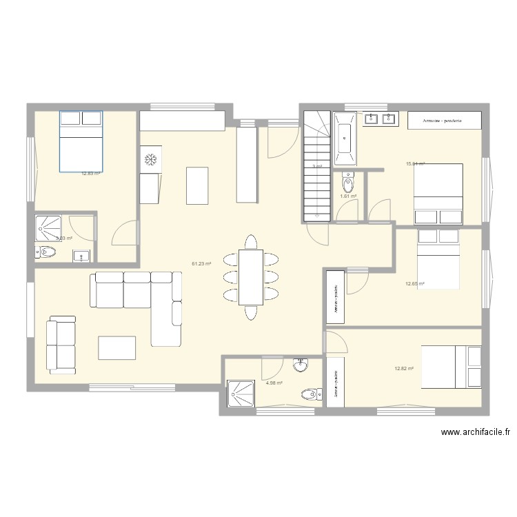 Maison Ober4. Plan de 0 pièce et 0 m2