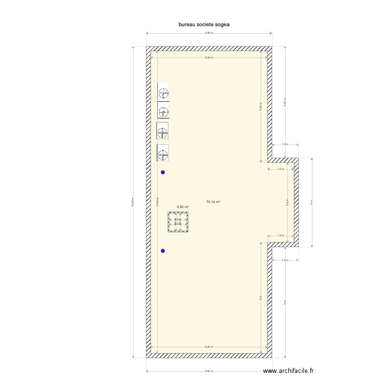 V 2 plan bureau sogea . Plan de 0 pièce et 0 m2