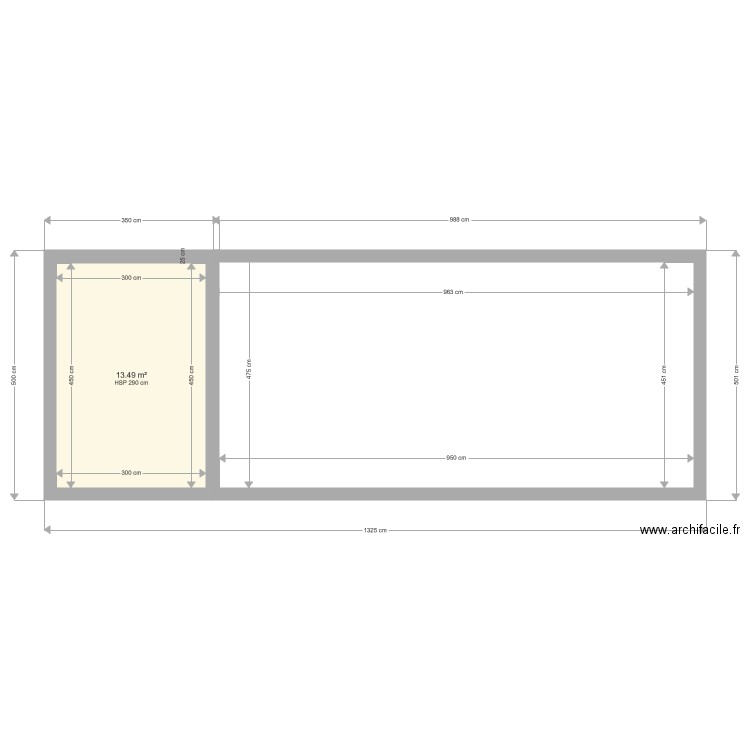 a finir. Plan de 0 pièce et 0 m2