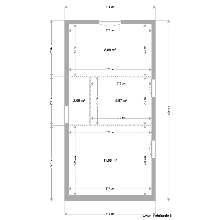 EVIAN 2021 macon ETG existant. Plan de 