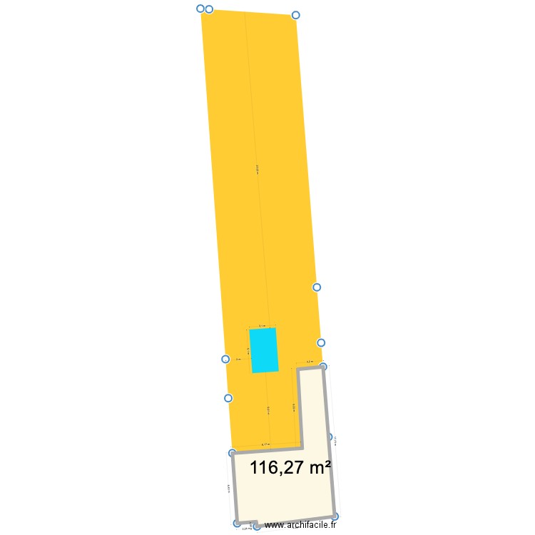 REINOSO . Plan de 1 pièce et 116 m2