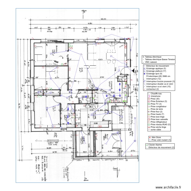 Parran électricite générale. Plan de 0 pièce et 0 m2