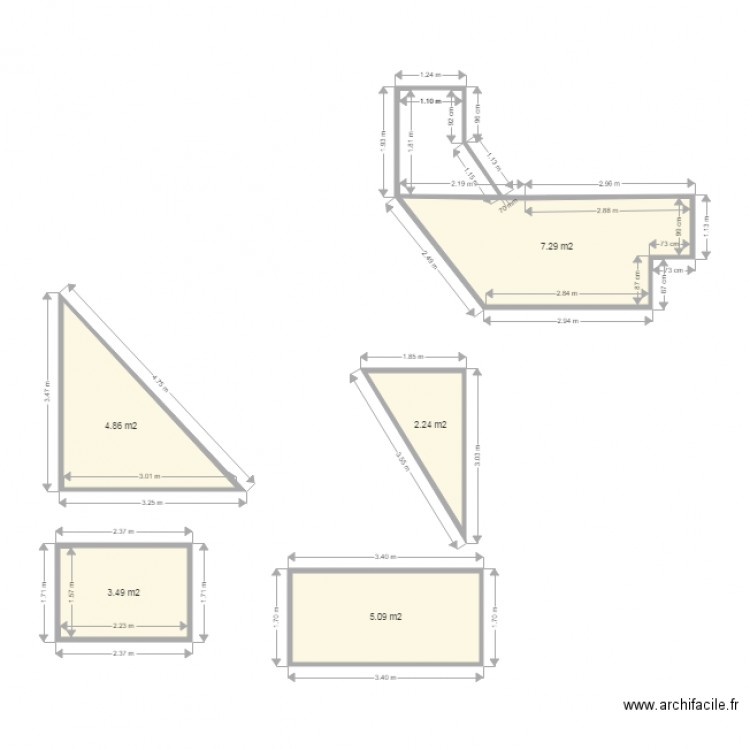 GIRARDEAU. Plan de 0 pièce et 0 m2