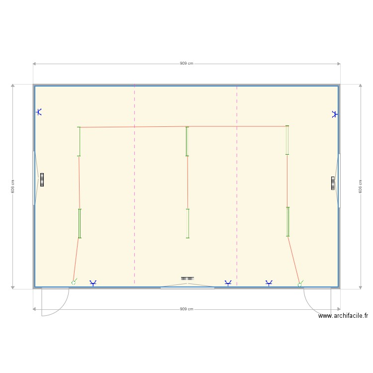 Commune Wellin 600x900. Plan de 1 pièce et 53 m2