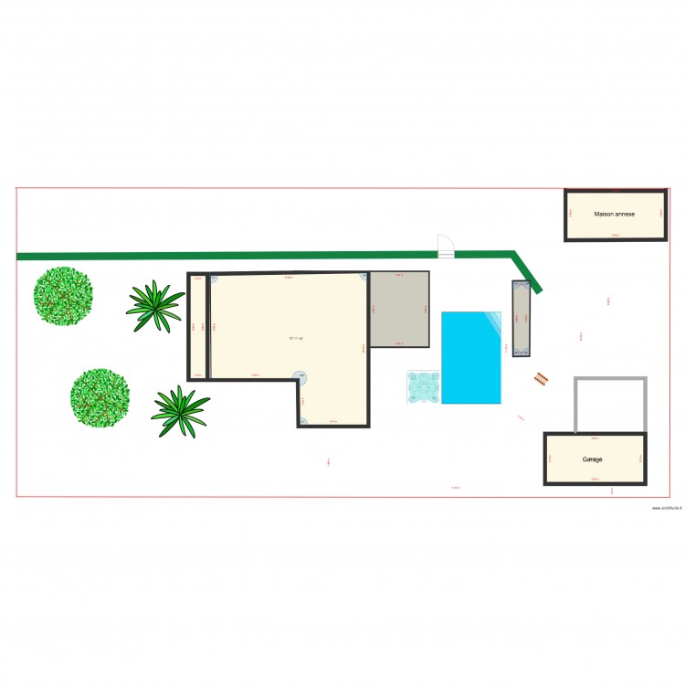 IMPLANTATIONS. Plan de 0 pièce et 0 m2