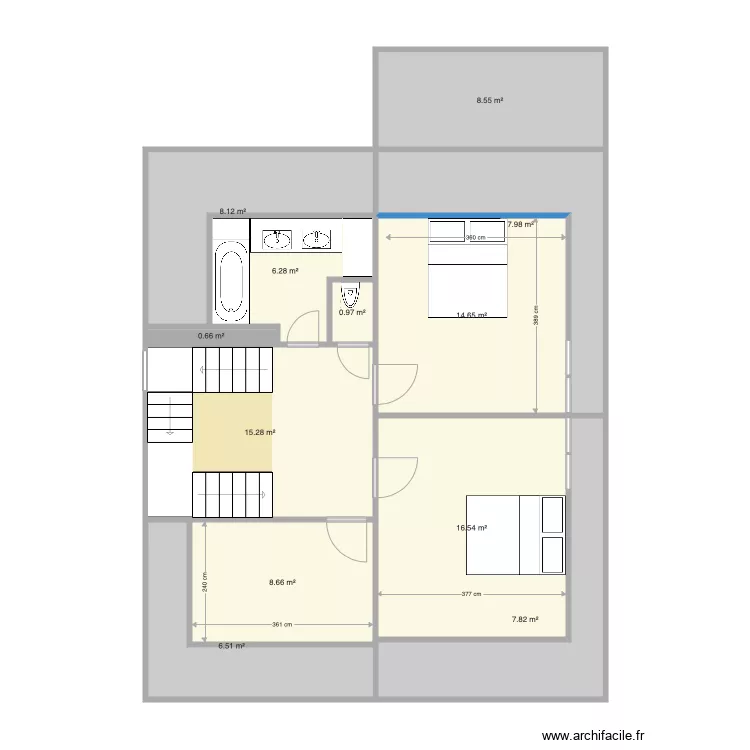 Raquette 2er V1. Plan de 0 pièce et 0 m2 Raquette 2er V1. Plan de 0 pièce et 0 m2