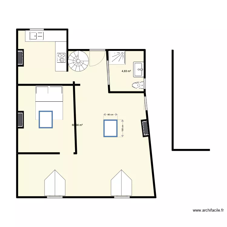 saint Cyrpien. Plan de 