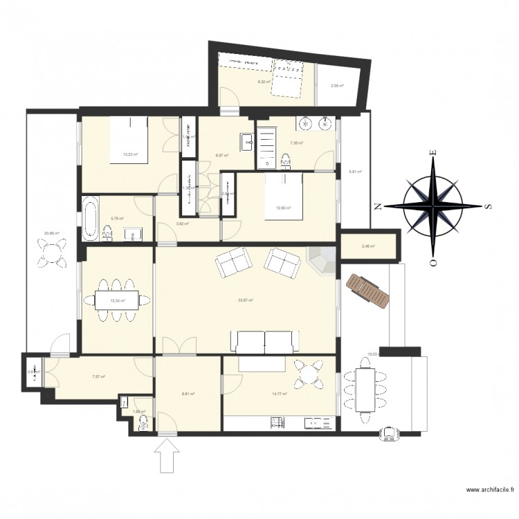 F5 Colines du Salario. Plan de 0 pièce et 0 m2