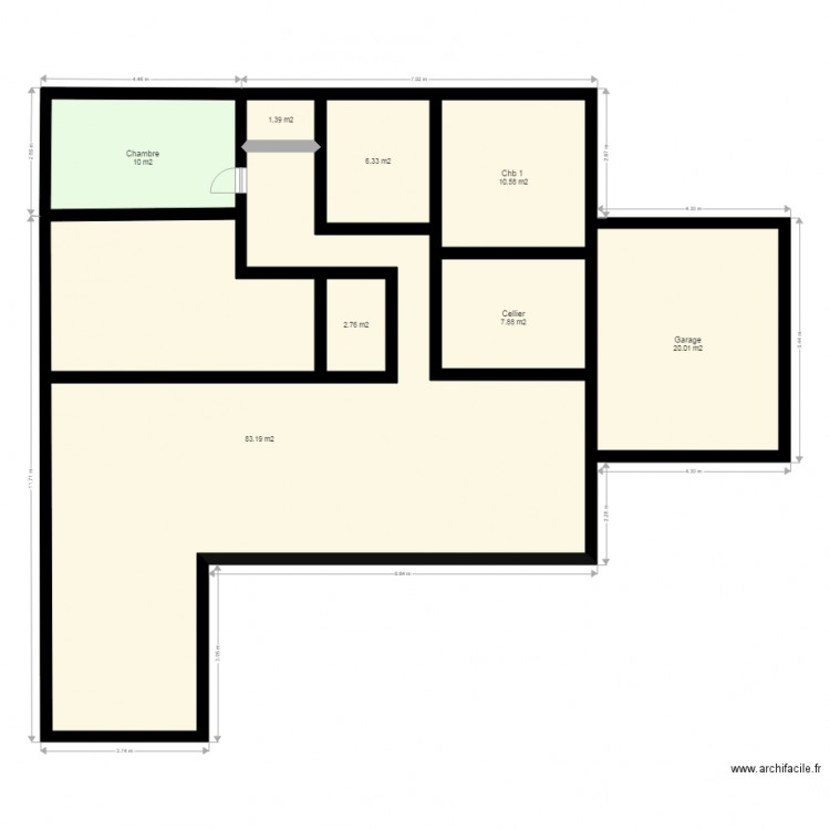 maison 3. Plan de 0 pièce et 0 m2