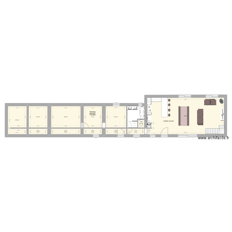 maison drins ok traçage cas. Plan de 0 pièce et 0 m2