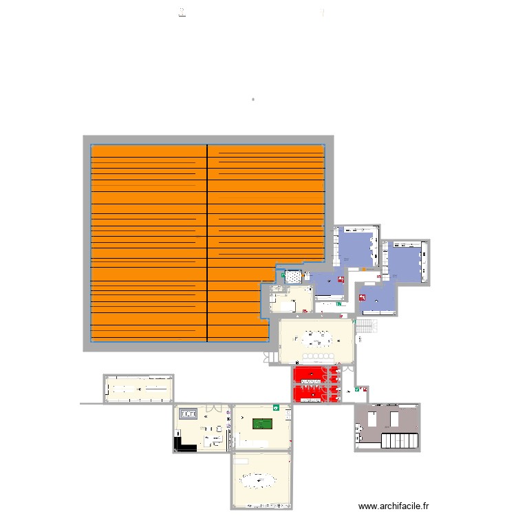 Plan centre scientifique . Plan de 0 pièce et 0 m2