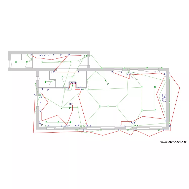 Notre maison RDC . Plan de 