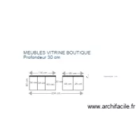 Meubles vitrine boutique