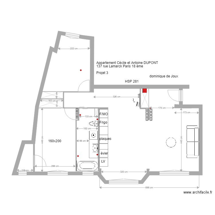 antoine et cecile D projet 3. Plan de 0 pièce et 0 m2