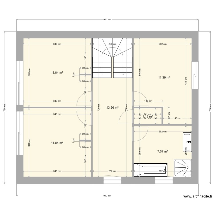 touques etage. Plan de 0 pièce et 0 m2