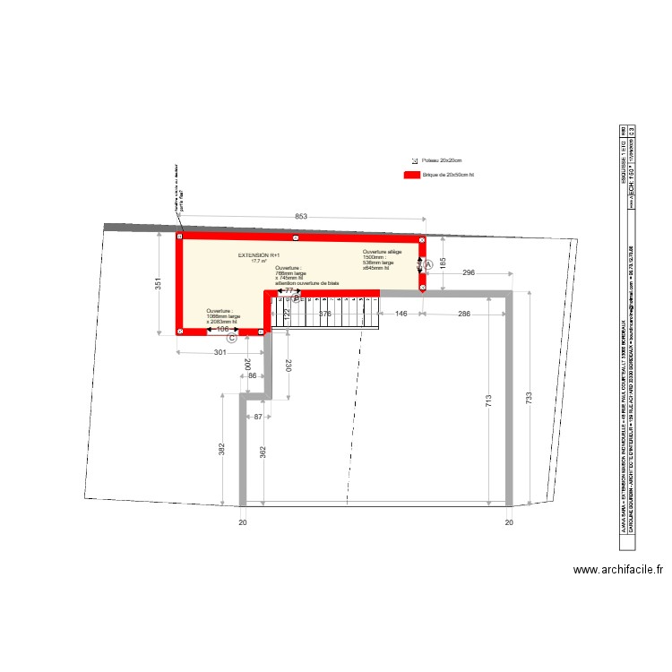 PLAN EXE MACON AJANA R+1. Plan de 0 pièce et 0 m2