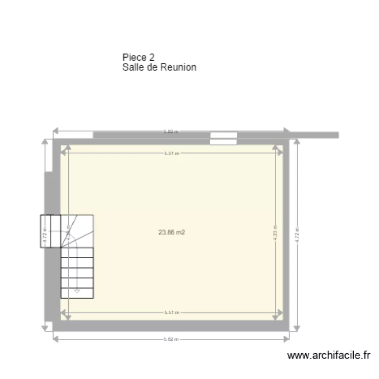 Piece 2 Salle de Réunion Maçonnerie. Plan de Piece 2 Salle de Réunion Maçonnerie. Plan de
