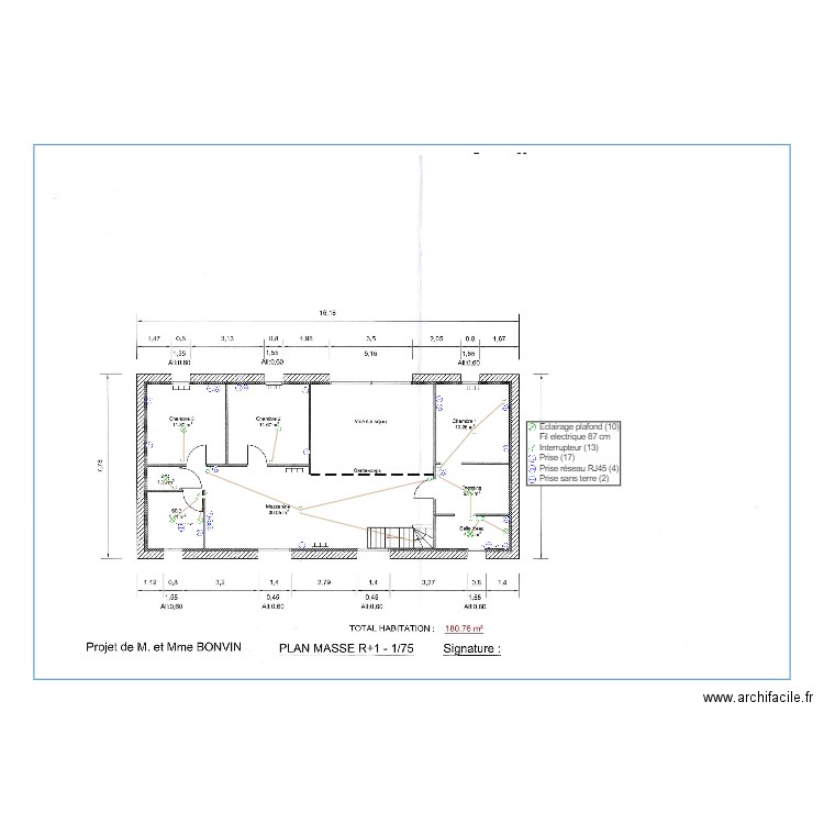 BONVIN ETAGE. Plan de 0 pièce et 0 m2