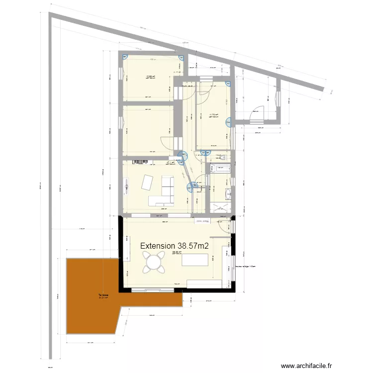 maison avec extension 2. Plan de maison avec extension 2. Plan de