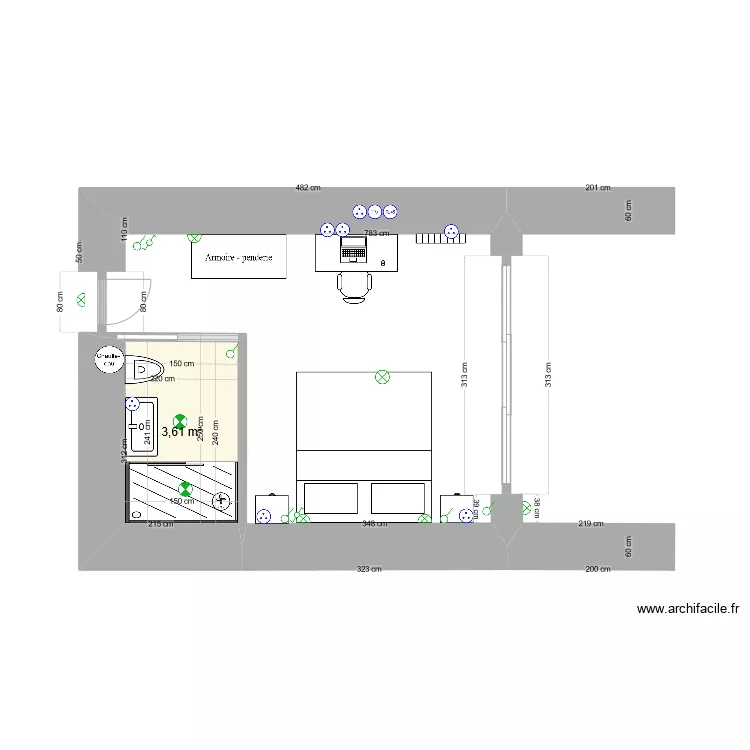 grp 4 plan chambre type. Plan de grp 4 plan chambre type. Plan de