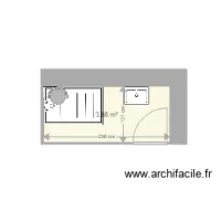 Plan Travard sdb rdc