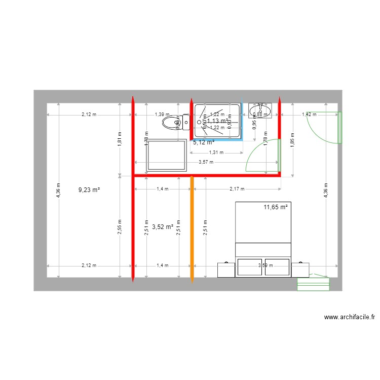 POIRET. Plan de 0 pièce et 0 m2