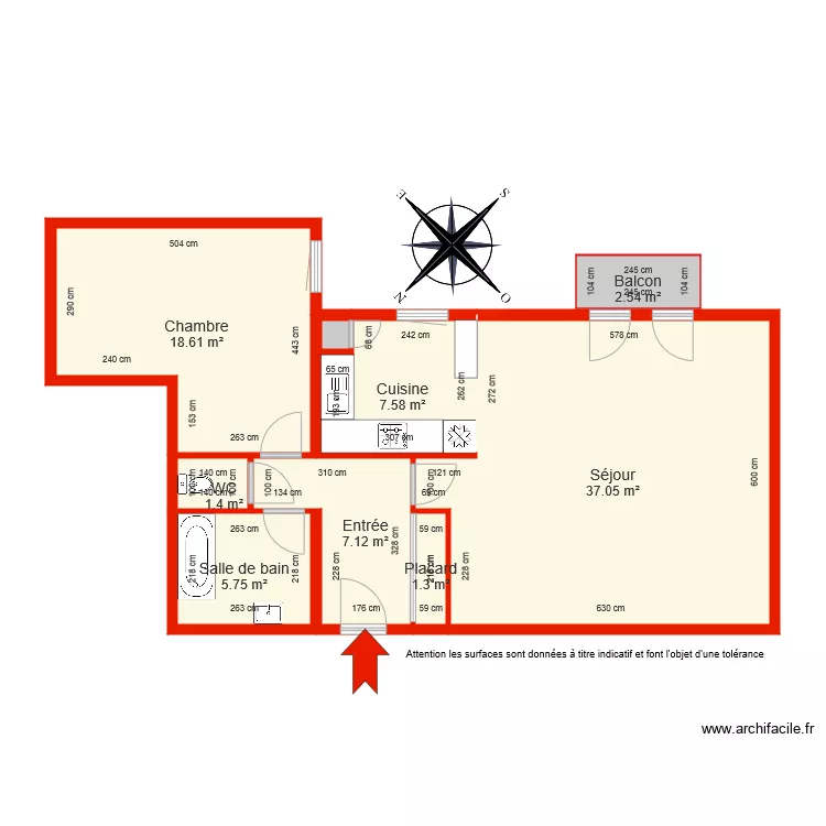BI 2367 c&ocirc;t&eacute;. Plan de 