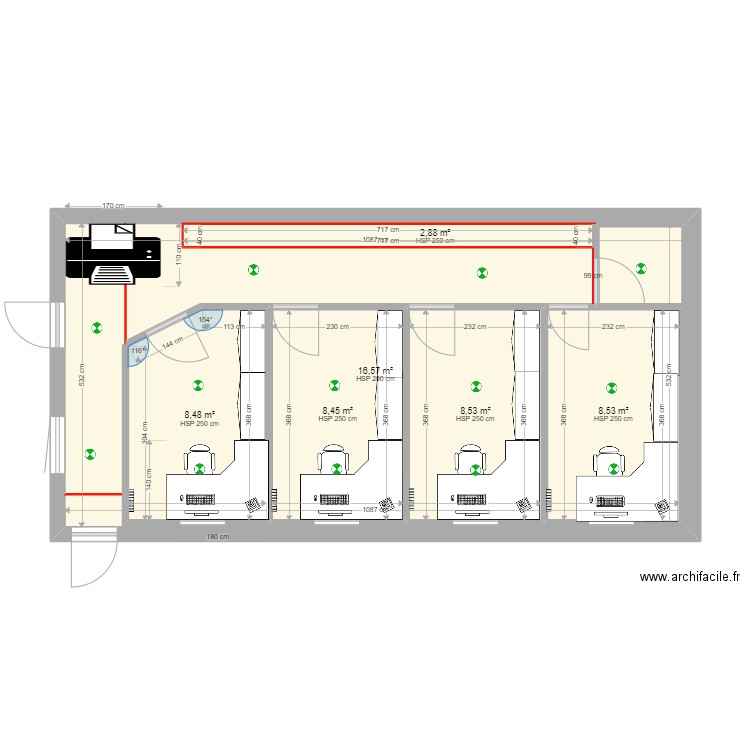 local . Plan de 0 pièce et 0 m2