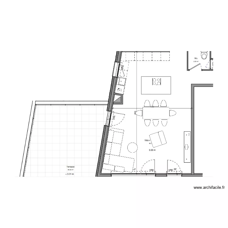 rivages meubl&eacute;. Plan de 