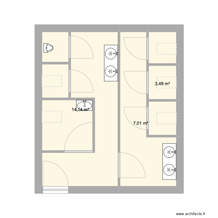 maison du crabe. Plan de 0 pièce et 0 m2