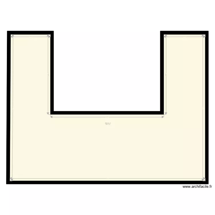 chateau vide dargnies . Plan de 