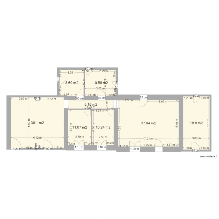 les vielles ventes avec cotes reel. Plan de 0 pièce et 0 m2