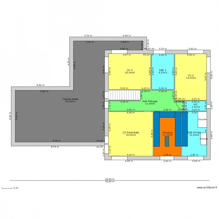 LEROY ETAGE 2. Plan de 0 pièce et 0 m2