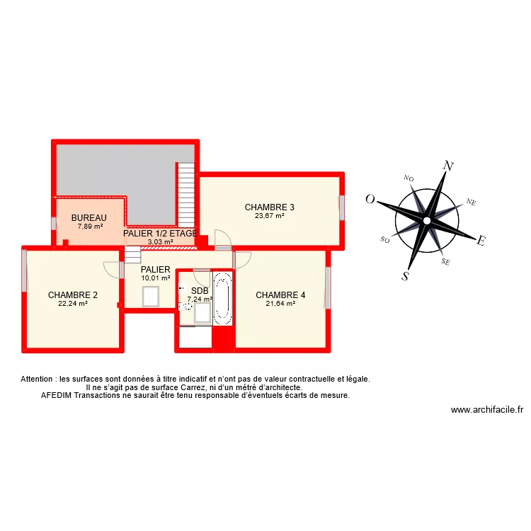 BI 11874 ETAGE . Plan de 