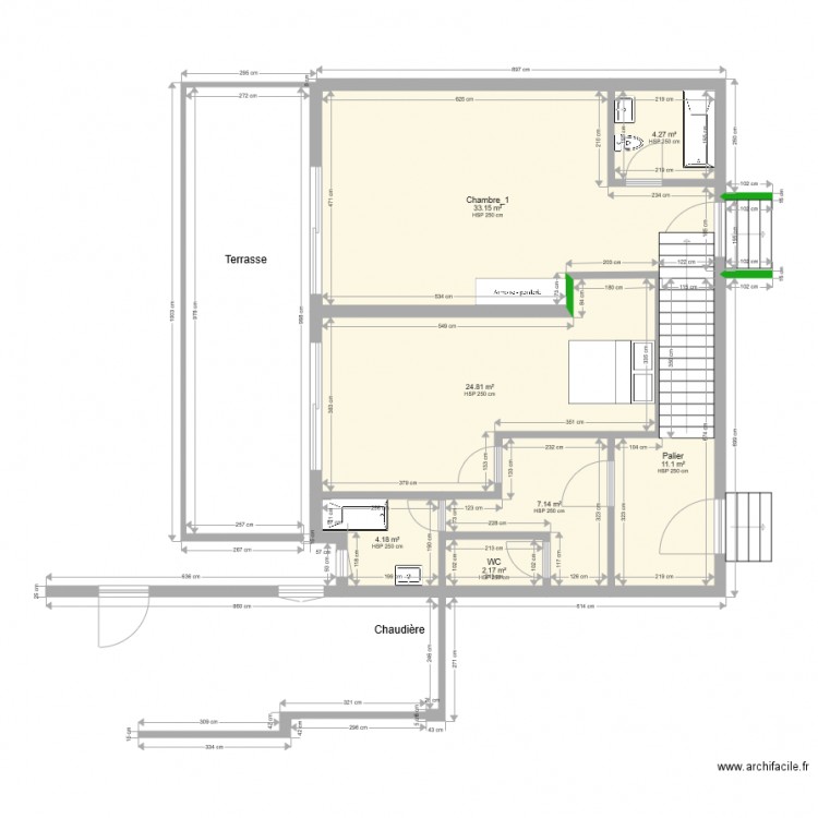 Projet Portet DUMAS RezDeJardinpartie 1990. Plan de 0 pièce et 0 m2