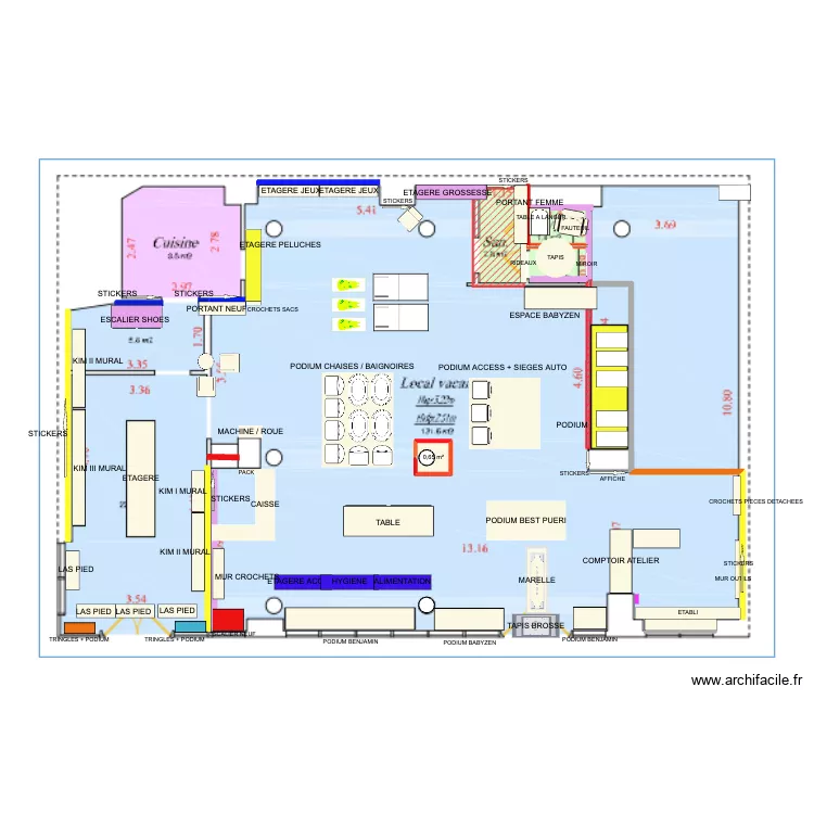 Plan Biicou XV - Babyzen. Plan de 