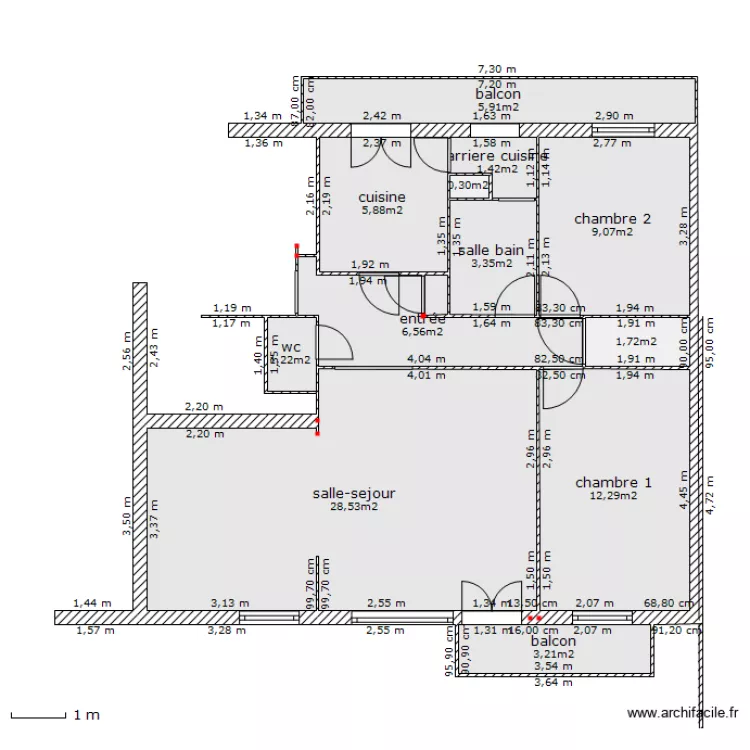 appart Le Havre. Plan de appart Le Havre. Plan de