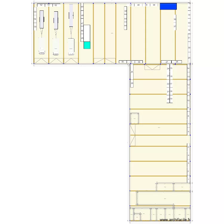 Modulco r&eacute;am&eacute;nagement. Plan de 