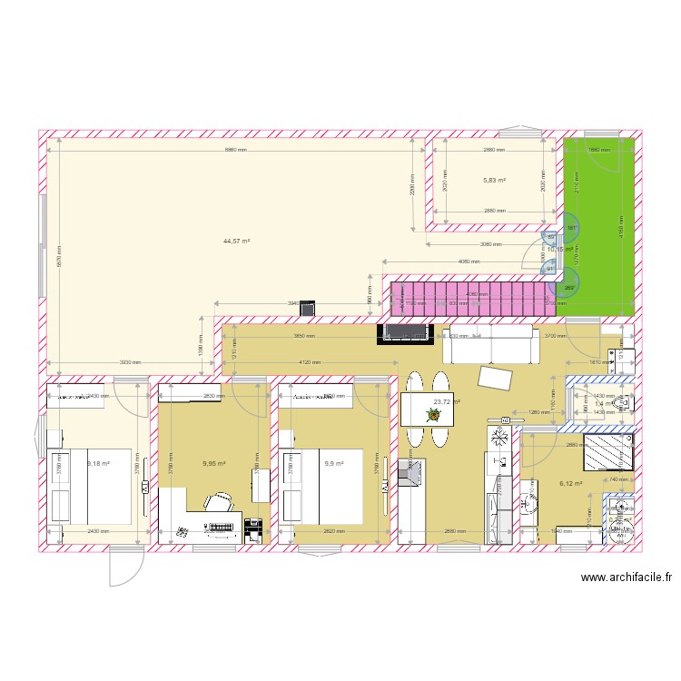 Plan Mic 21. Plan de 0 pièce et 0 m2