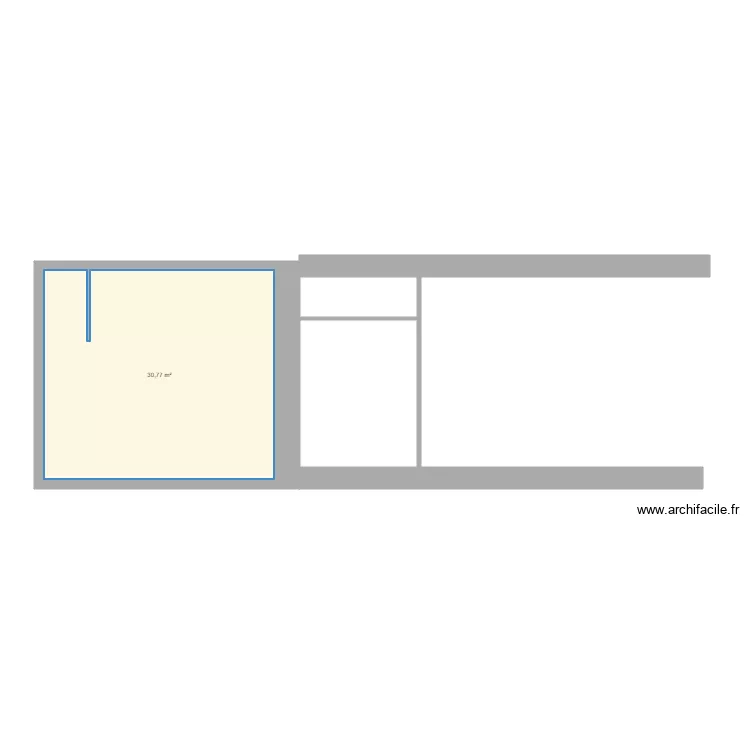 Appartement . Plan de 