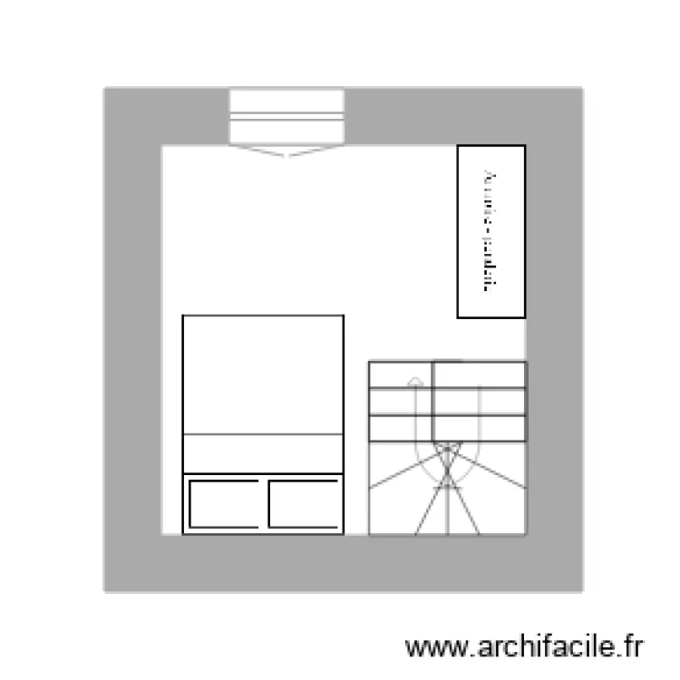 Marie  Raymond Audour. Plan de 